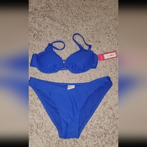 NWT Xhilaration Size Medium Blue Bikini